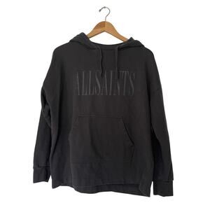 ALLSAINTS Etie Hoodie Washed Black Size XS